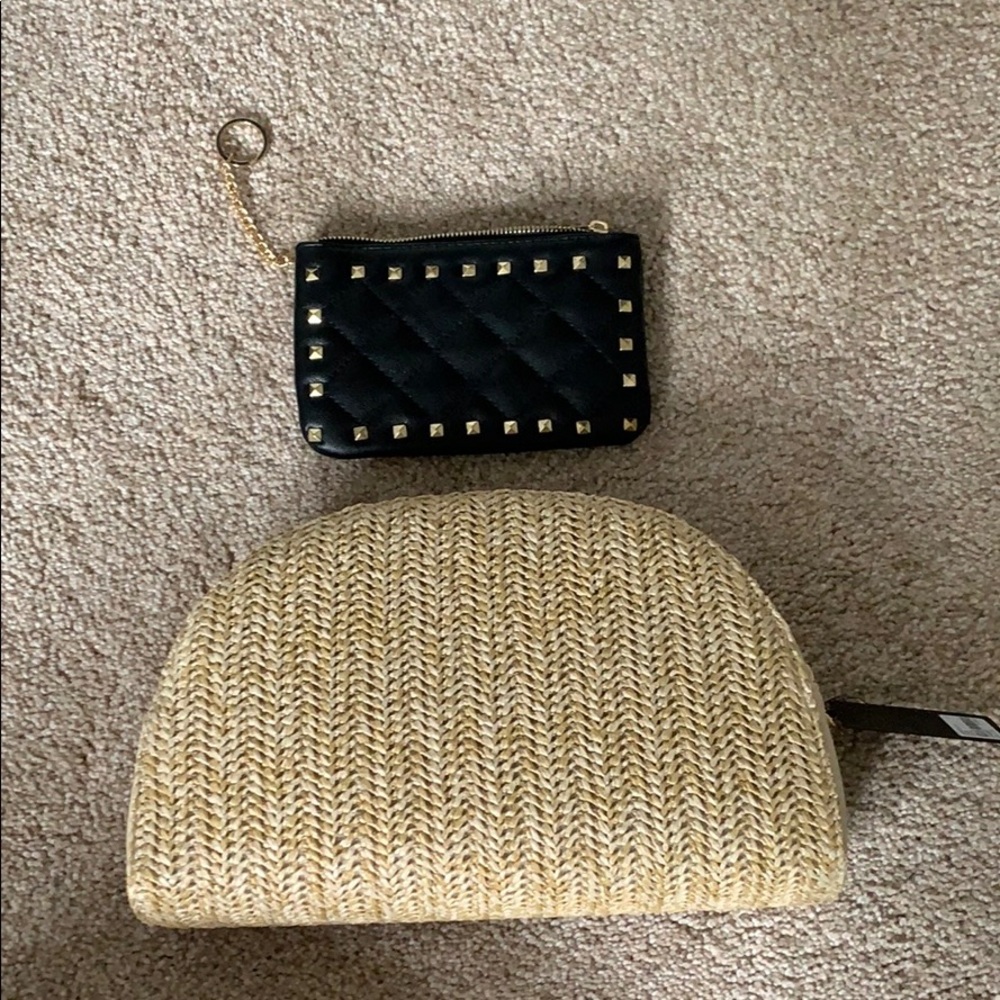 Forever 21 Rattan Clutch + Wristlet
